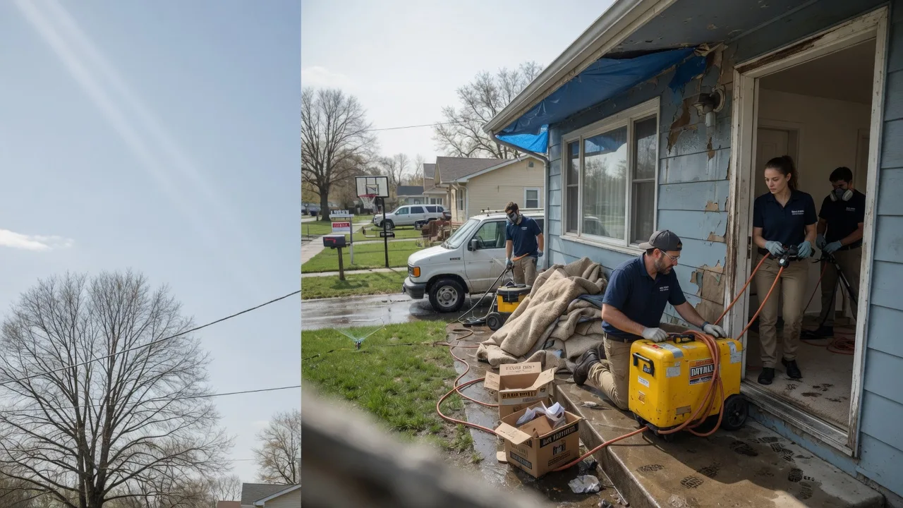 Basement Flood Cleanup in Quinwood, WV near me